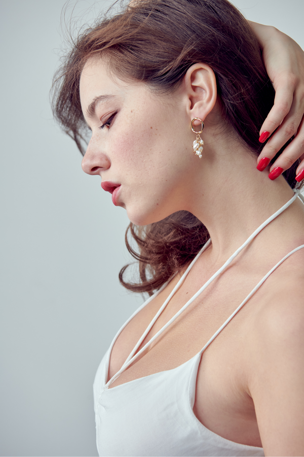 Aubrey pearl earrings